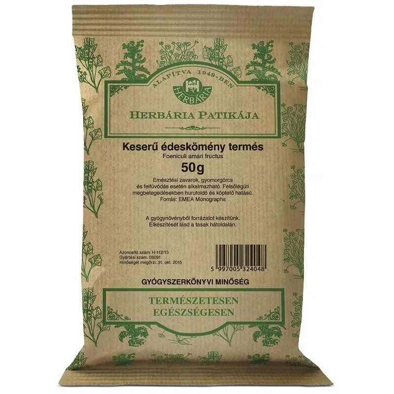 Herbária Keserű édeskömény termés 50g Herbária Keserű édeskömény termés 50g