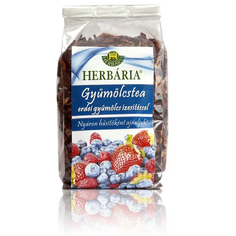 Herbária gyümölcstea erdei gyümölcs darabokkal 120g Herbária gyümölcstea erdei gyümölcs darabokkal 120g
