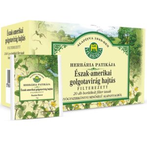 Herbária Észak-Amerikai golgota virág hajtás filteres 20x