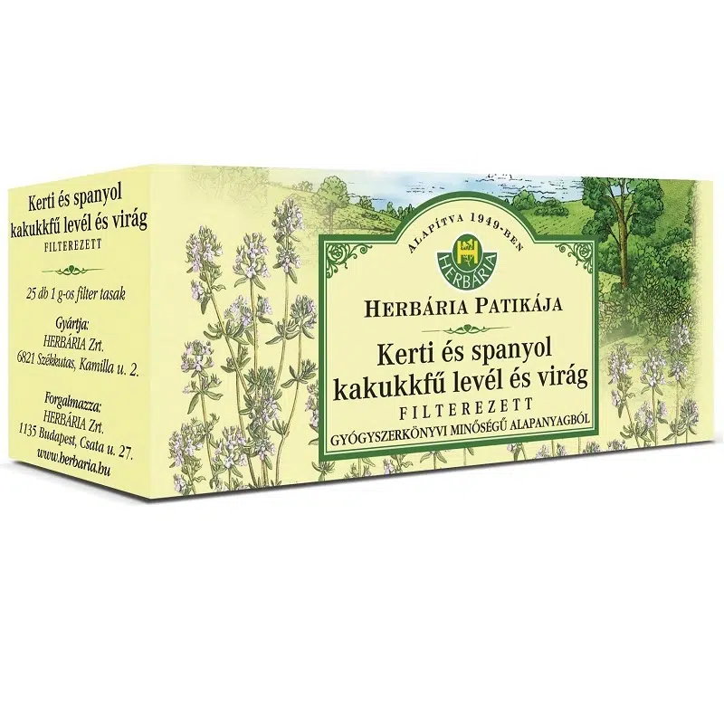 Herbária Kerti és spanyol kakukkfű levél és virág filteres 25x Herbária Kerti és spanyol kakukkfű levél és virág filteres 25x