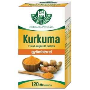 Herbária kurkuma-gyömbér tabletta 120db