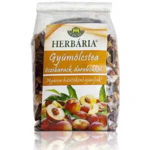 Herbária gyümölcstea őszibarack darabokkal 120g