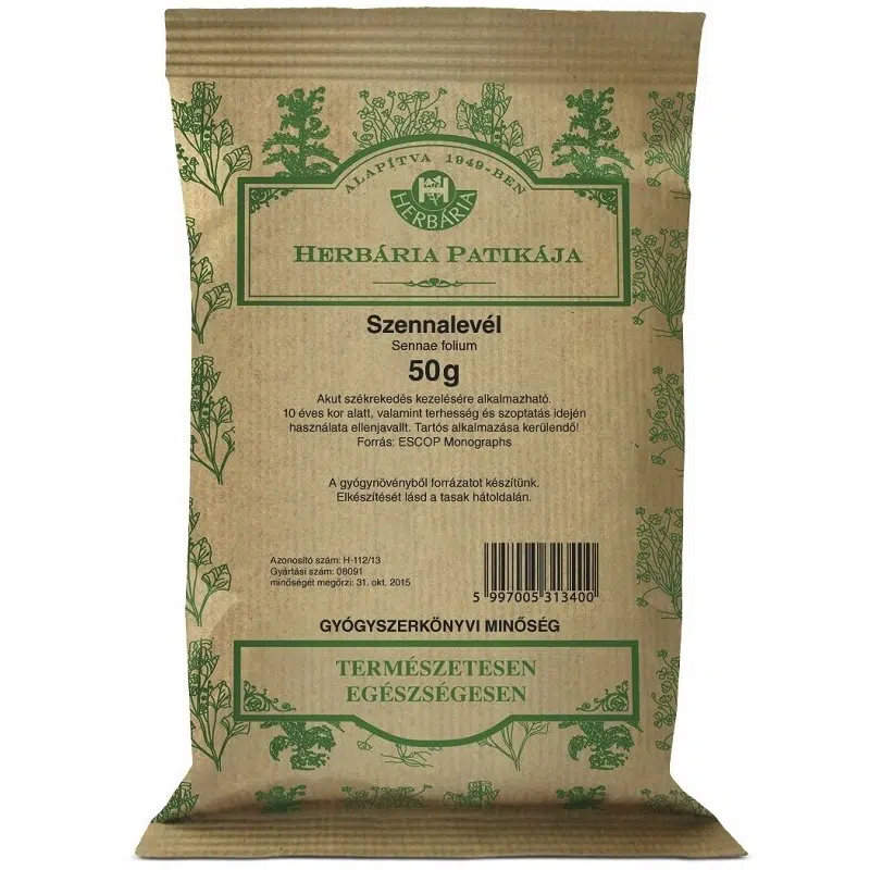 Herbária szennalevél 50g Herbária szennalevél 50g