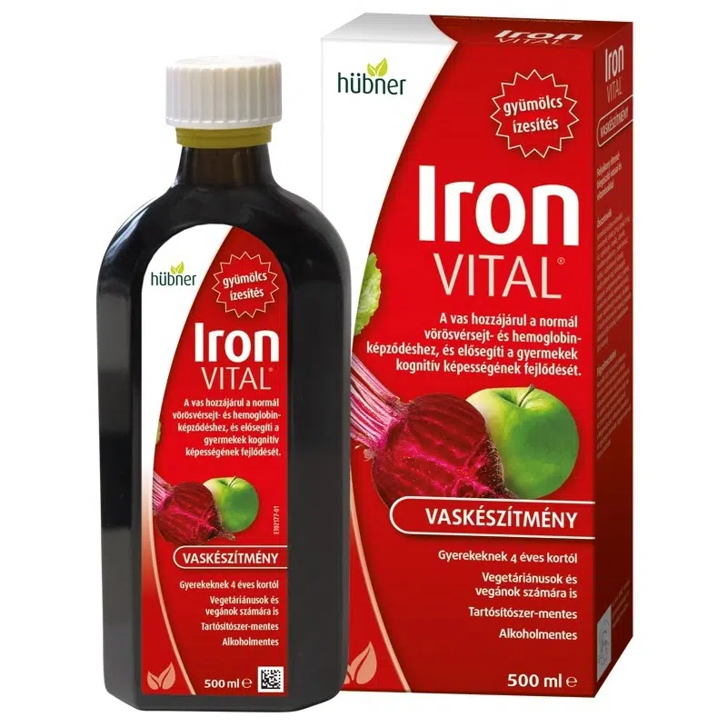 Hübner iron vital szirup 500 ml Hübner iron vital szirup 500 ml