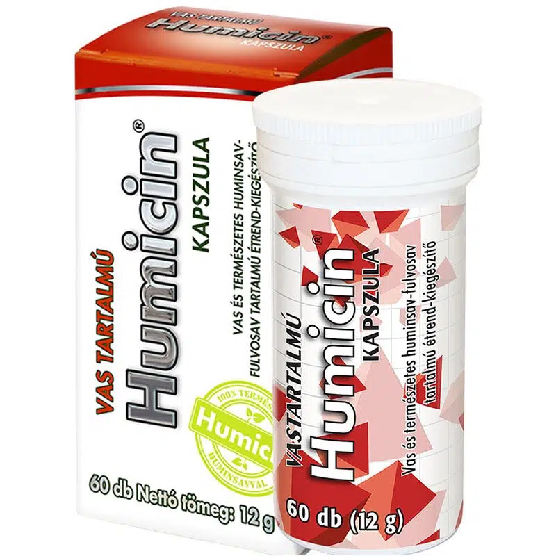 Humicin kapszula vas 60db Humicin kapszula vas 60db