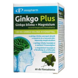 InnoPharm Ginkgo Plus 120mg filmtabletta 60db (Vitaplus)