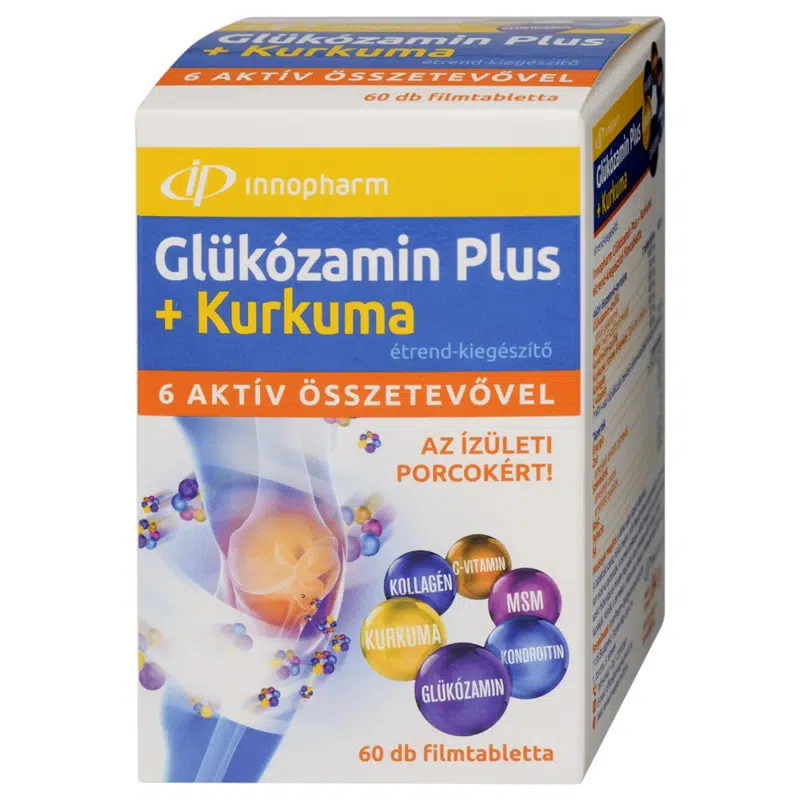 InnoPharm Proflex Glükozamin Plus + Kurkuma tabletta 90db InnoPharm Proflex Glükozamin Plus + Kurkuma tabletta 90db