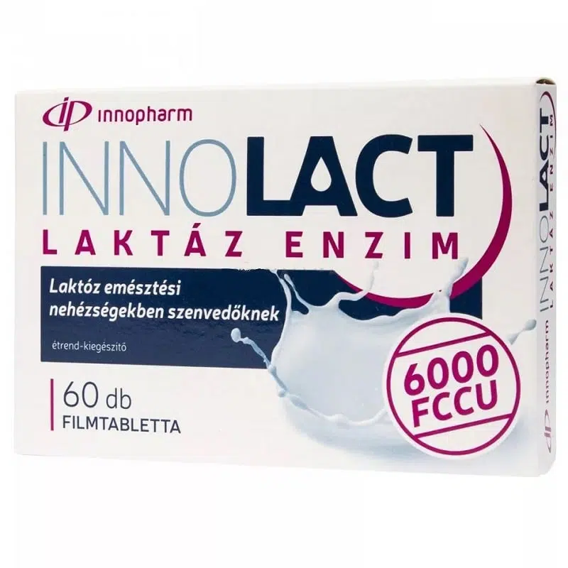 InnoPharm InnoLact Laktáz enzim 6000fccu filmtabletta 60db InnoPharm InnoLact Laktáz enzim 6000fccu filmtabletta 60db