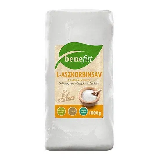 Interherb Benefitt L-Aszkorbinsav 1000g Interherb Benefitt L-Aszkorbinsav 1000g