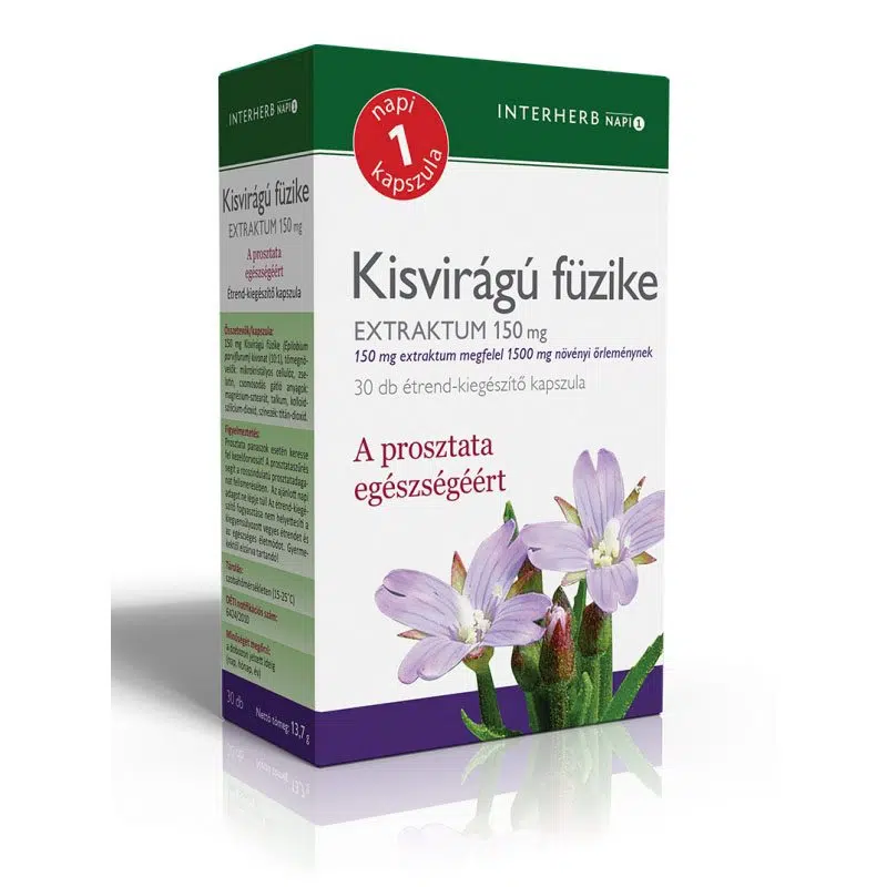 Interherb Kisvirágú Füzike kapszula 30db Interherb Kisvirágú Füzike kapszula 30db