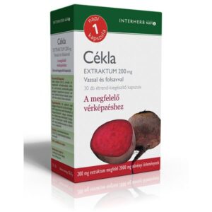 Interherb Cékla Extraktum Kapszula 30db