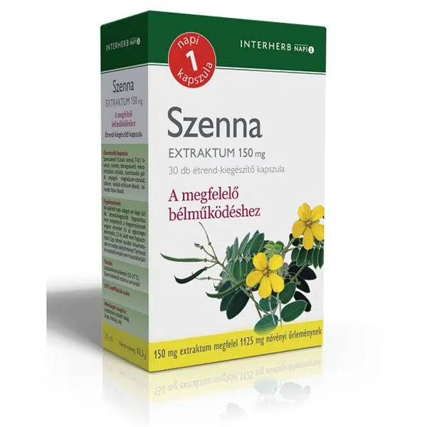 Interherb Szenna extraktum kapszula 30db Interherb Szenna extraktum kapszula 30db