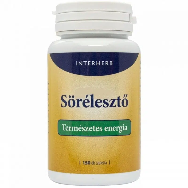 Interherb Sörélesztő tabletta természetes energia 150db Interherb Sörélesztő tabletta természetes energia 150db