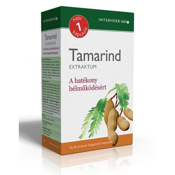 Interherb Tamarind extraktum kapszula 30db Interherb Tamarind extraktum kapszula 30db