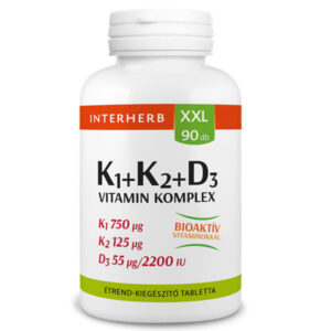Interherb XXL K1+K2+D3 vitamin 90 db