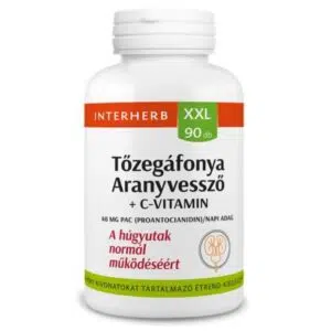 Interherb XXL Tőzegáfonya+aranyvessző+c-vitamin 90 db