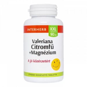 Interherb XXL Valeriana - citromfű+ magnézium tabletta 90db