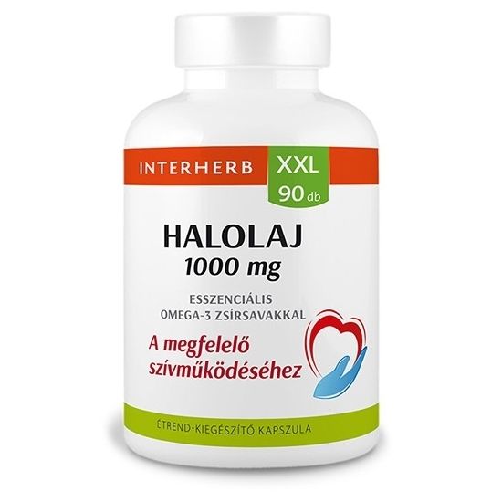 Interherb XXL Halolaj 1000mg kapszula 90db Interherb XXL Halolaj 1000mg kapszula 90db