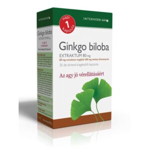 Interherb Ginkgo biloba kapszula 30db