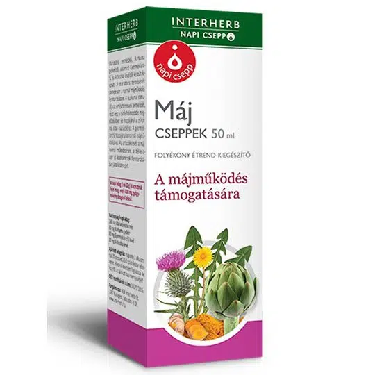 Interherb Napi csepp máj cseppek 50ml Interherb Napi csepp máj cseppek 50ml