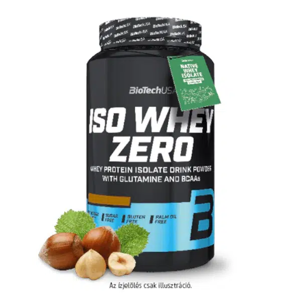 Biotech 100% IsoWhey ZERO mogyoró 908 g Biotech 100% IsoWhey ZERO mogyoró 908 g
