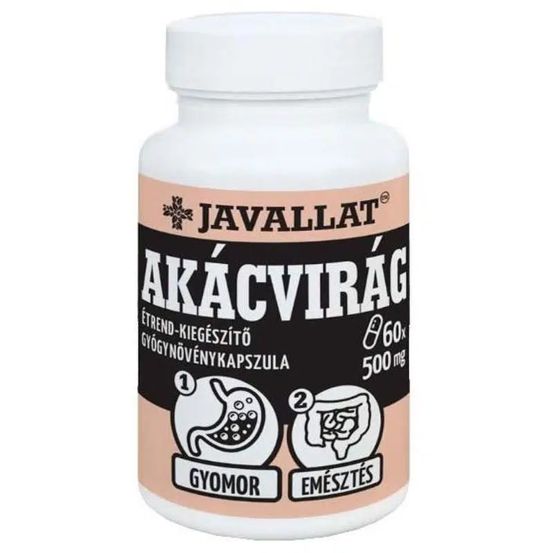 Javallat Akácvirág kapszula 60db Javallat Akácvirág kapszula 60db