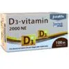 JutaVit D3-vitamin 2000NE lágykapszula 100db