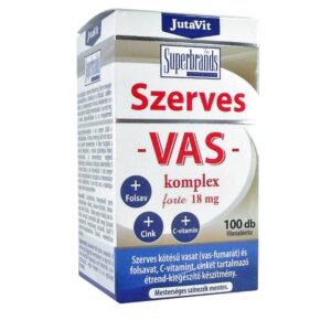 JutaVit Szerves Vas-komplex Forte 18mg 100x