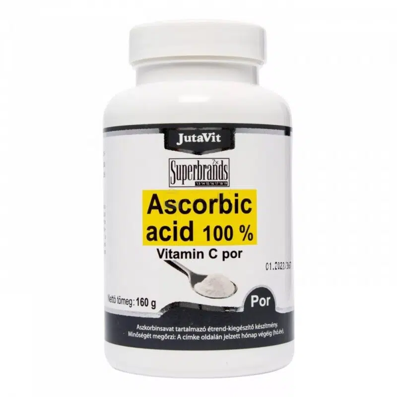 Jutavit Ascorbic C-vitamin por 160g Jutavit Ascorbic C-vitamin por 160g