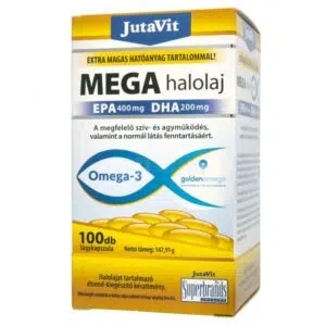 Jutavit Mega halolaj Omega-3 lágyzselatin kapszula 100db