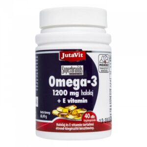 Jutavit omega-3+e vitamin kapszula 40 db