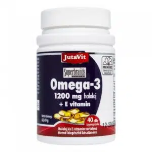 Jutavit omega-3+e vitamin kapszula 40 db