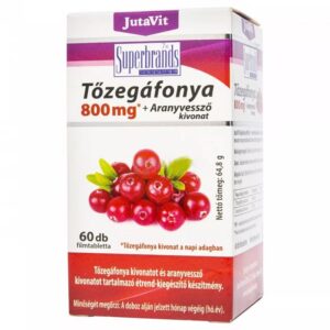 Jutavit tőzegáfonya + aranyvessző filmtabletta 60db