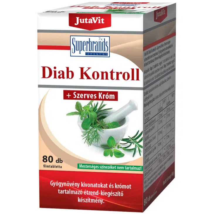 Jutavit Diab kontroll 80db tabletta Jutavit Diab kontroll 80db tabletta