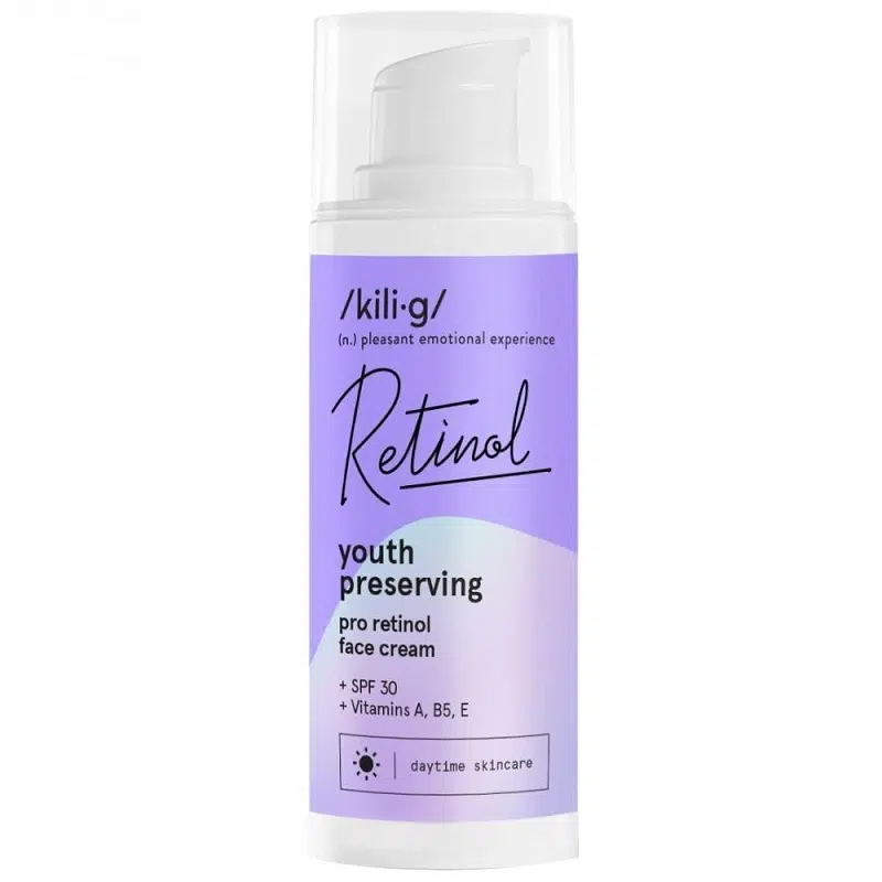 Kili.g Pro-retinol nappali arckrém SPF30 50ml Kili.g Pro-retinol nappali arckrém SPF30 50ml