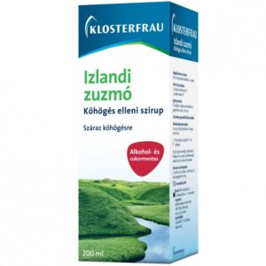 Klosterfrau Izlandi zuzmó köhögés elleni szirup (felnőtt) 200ml