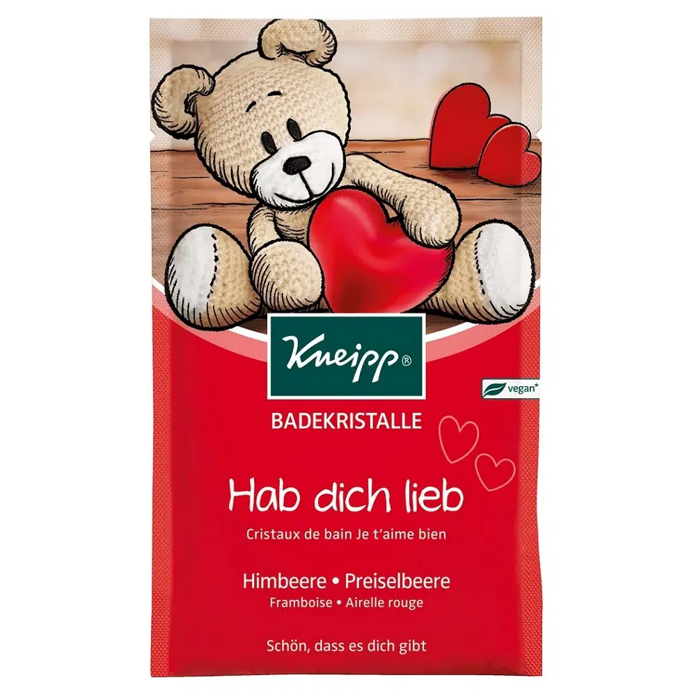 Kneipp Fürdőkristály - szeretlek (Hab dich lieb) 60g Kneipp Fürdőkristály - szeretlek (Hab dich lieb) 60g