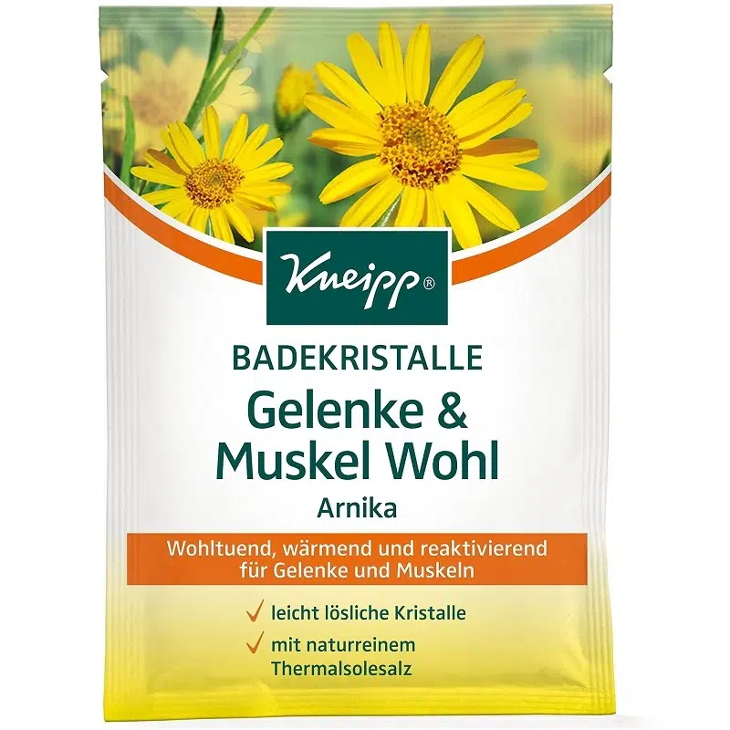 Kneipp Fürdőkristály - Árnika - (active) Izület és izomlazító 60g Kneipp Fürdőkristály - Árnika - (active) Izület és izomlazító 60g