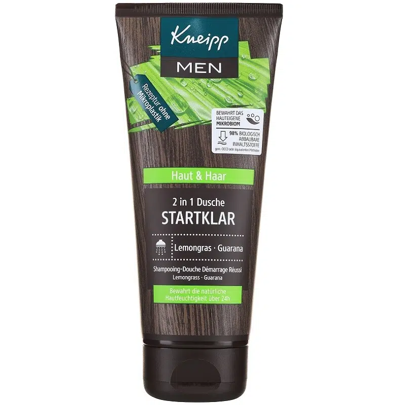 Kneipp MEN Energikus kezdet 2in1 Aroma tusfürdő - citromfű-guarana 200ml Kneipp MEN Energikus kezdet 2in1 Aroma tusfürdő - citromfű-guarana 200ml