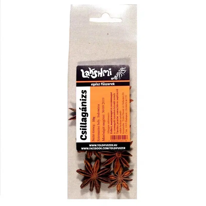 LAKSHMY csillagánizs egész 10 g LAKSHMY csillagánizs egész 10 g