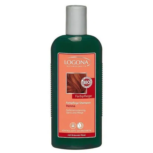 Logona Színápoló sampon-henna, vörös és barna hajra 250ml Logona Színápoló sampon-henna, vörös és barna hajra 250ml
