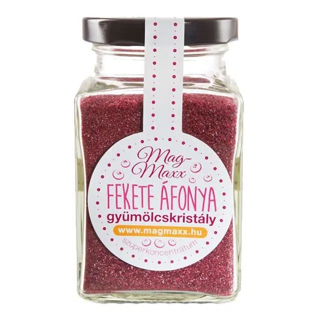 MagMaxx Fekete áfonya Gyümölcskristály 90g MagMaxx Fekete áfonya Gyümölcskristály 90g