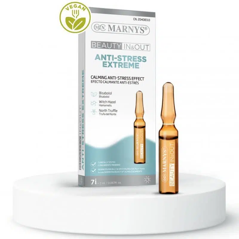 Marnys Anti-Stress Extreme Bőrnyugtató és bőrvédő hatású ampulla érzékeny bőrre 7x2ml Marnys Anti-Stress Extreme Bőrnyugtató és bőrvédő hatású ampulla érzékeny bőrre 7x2ml