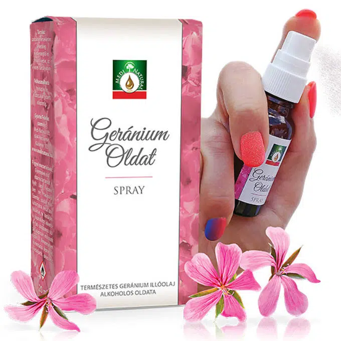 Medinatural geránium oldat spray 20ml Medinatural geránium oldat spray 20ml