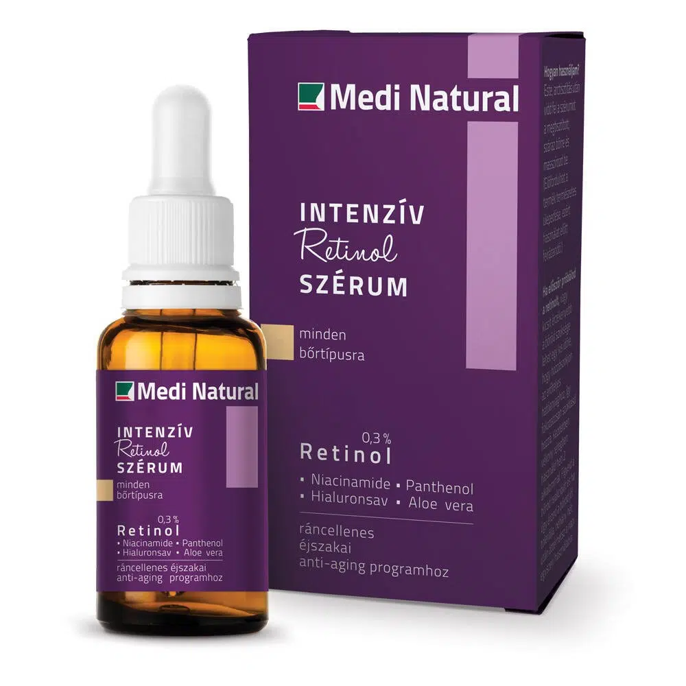 Medinatural intenzív retinol szérum (Lila) 30ml Medinatural intenzív retinol szérum (Lila) 30ml