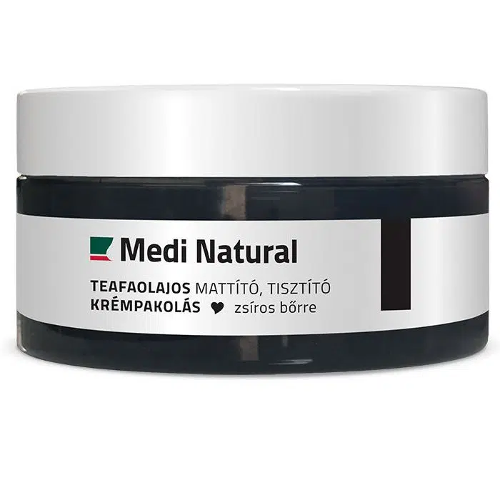 Medinatural krémpakolás teafaolajos 100ml Medinatural krémpakolás teafaolajos 100ml