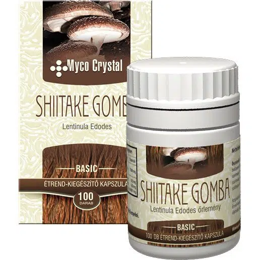 Myco Crystal Shiitake kapszula (100db) Myco Crystal Shiitake kapszula (100db)