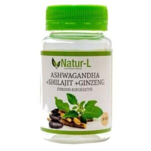 Natur-L Ashwagandha+Shilajit+Ginzeng 30db vegán kapszula