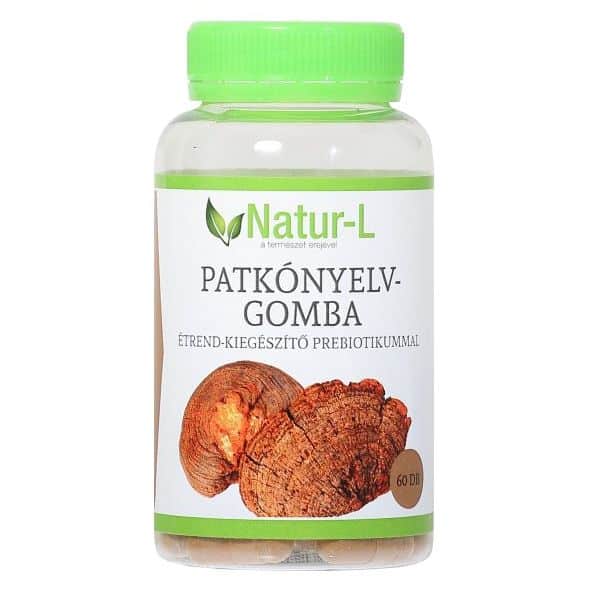 Natur-L Patkónyelv gomba kapszula 60db Natur-L Patkónyelv gomba kapszula 60db