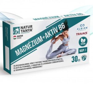Natur Tanya Magnézium + Aktív B6 vegán kapszula 30db